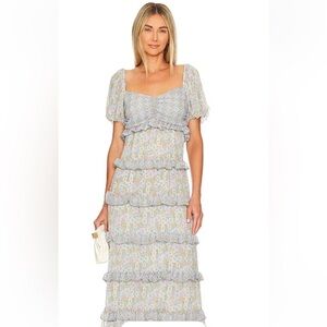 NWT Show Me Your Mumu Colette Blue Floral Dress